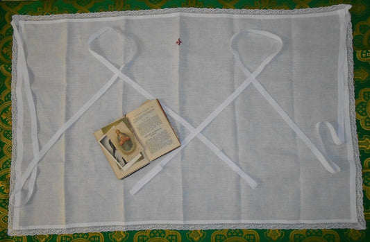 Amice Pure Linen LACE EDGED 20" x 32"